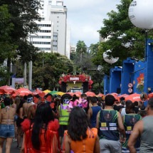 Carnaval de BH: foliões aprovam via sonorizada na Avenida Brasil - Túlio Santos/EM/D.A Press